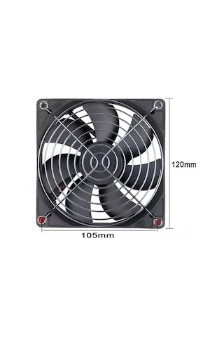 120x120mm Metal Fan Kapağı Fan Teli