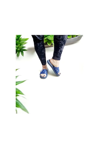 Günlük Rahat Taban Eva V Deniz,havuz.plaj Terliği Lacivert