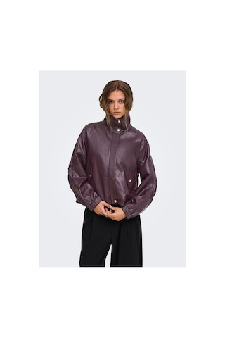 Only 15373805 Onlmını Faux Leather Jacket Cc Otw Kadın Ceket Decadent Chocolate