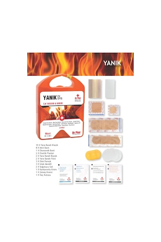 Dr Plus İlk Yardım Çantası Yanık Ev Ofis Mini Kit