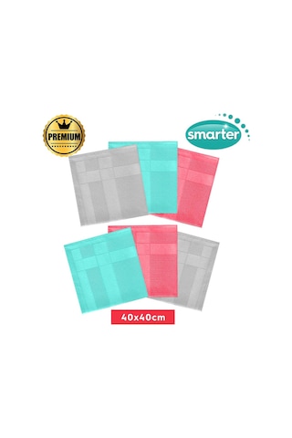 Smarter Premium 6lı Mikrofiber Temizlik Bezi 40x40 Diğer