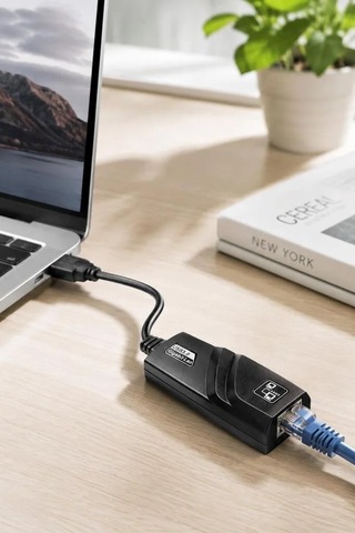 Özel Üretim Aksesuar Tablet Ethernet Dönüştürücü Usb 3.0 Çevirici Adaptörü Yd74 Siyah