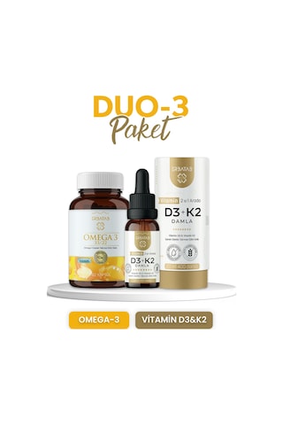 Erbatab Duo Paketi 3 Omega-d3k2 Damla