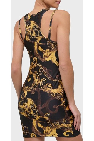 Versace Jeans Couture Bayan Elbise 76hao944 Js292 G89 Siyah-gold Siyah - Altın