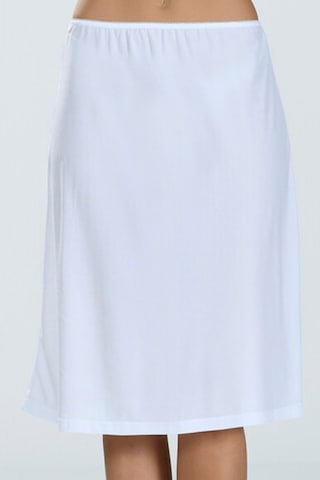 Nbb Kadın Beyaz Diz Altı Jüpon