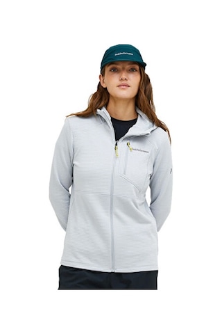 Peak Performance W Traıl Polartec Zıp Hood Kadın Günlük Sweatshirt G80183090t Beyaz