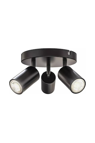 Mylights  Modern Üçlü Metal Led Spot Günişiği Ampullü Hareketli A