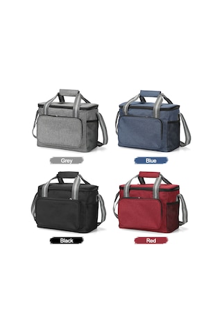 Symbee 15l Gri Oxford Çanta: Isı Ve Soğuk İzolasyon, Su Geçirmez, Piknik Kamp Malzemesi Gri