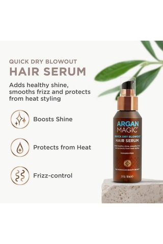 Argan Magic Hızlı Kurutmaya Karşı Koruyucu Saç Serumu 88ML