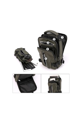 Haoshuai Hs1100-13 Omuz Çantası - Gri Standart