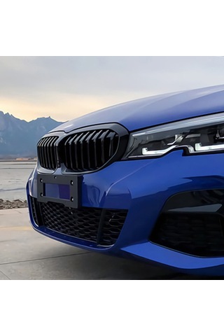 Bmw 3 Serisi G20 Piano Black Ön Panjur M3 Izgara Böbrek