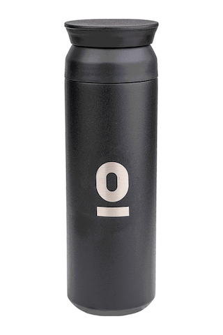 Paslanmaz Çelik Uzun Siyah Termos 500ML No:35