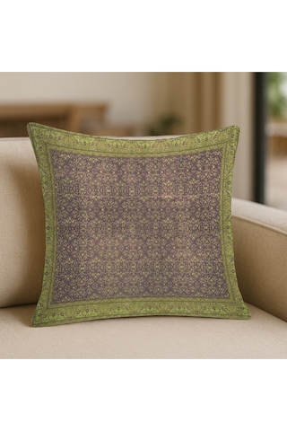 Turkıshrug Kıngdom Klasik Desenli Vintage Kırlent Kılıfı 43 X 43 Çok Renkli