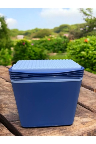 Blue Safari Buzluk 24 Lt Coolbox Taşınabilir Soğutucu Mavi - Yeşil