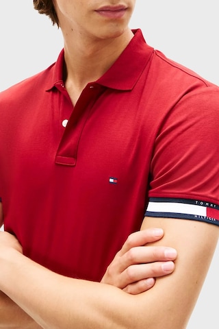 Tommy Hilfiger Erkek Polo Yaka T Shirt Mw0mw42743 Xıt Kırmızı Kirmizi
