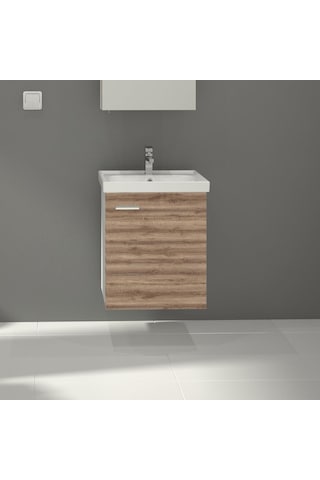 Denko Terra 50 Cm Sakramento Mdf Banyo Dolabı Takımı Çok Renkli