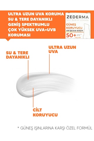 Zederma Koruyucu Güneş Kremi SPF50+ 50 ML