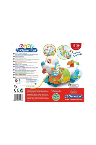 17262 Baby Clementoni - Çek Çek Köpek +9 Ay Renkli