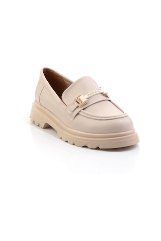 Bambi Bej Kadın Loafer Ayakkabı K01179828109 Bej