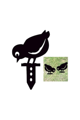 Trendooze Homyl Demir Siyah Civciv Bahisleri Açık Yard Bahçe Stil-2, Modern Design