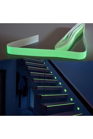 3b Trend Karanlıkta Işık Veren Fosforlu Şerit Bant 3 Metre