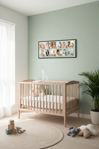 Kişiye Özel Bebek İlk 12 Ay Tablosu Bebek Anı Panosu, Çocuk Oda