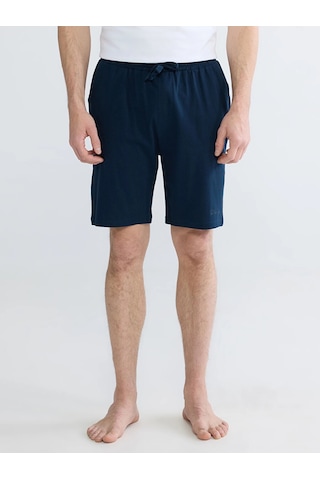 LC Waikiki Lc Waıkıkı Lacivert Slim Fit Erkek Pijama Alt Şort Navy
