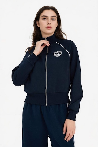 Defacto Loose Fıt Yarım Balıkçı Yaka Kalın Sweatshirt Kumaşı Hırka G8117ax26spnv256 Lacivert-nv256