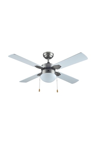 Vanti 60w 106cm 42inç Gümüş Metal Tavan Avizeli 4 Kanatlı Vantilatör Kcf283