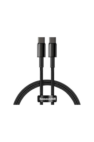 Baseus Tungsten Gold PD 100 W 2 Metre USB C To USB C Şarj Data Ka