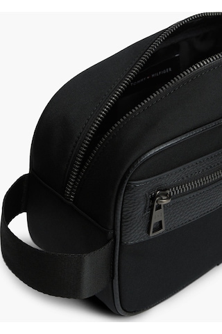 Tommy Hilfiger Th Repreve Washbag Erkek Siyah Çanta - Am0am14514