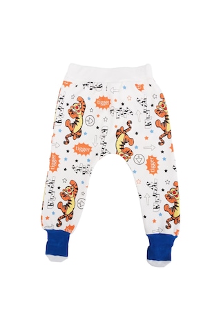 Bebelop Tiger Baskılı Çoraplı Pijama Altı 001