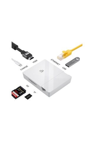Winex 7in1 Lightning Docking Station Dönüştürücü Adaptör