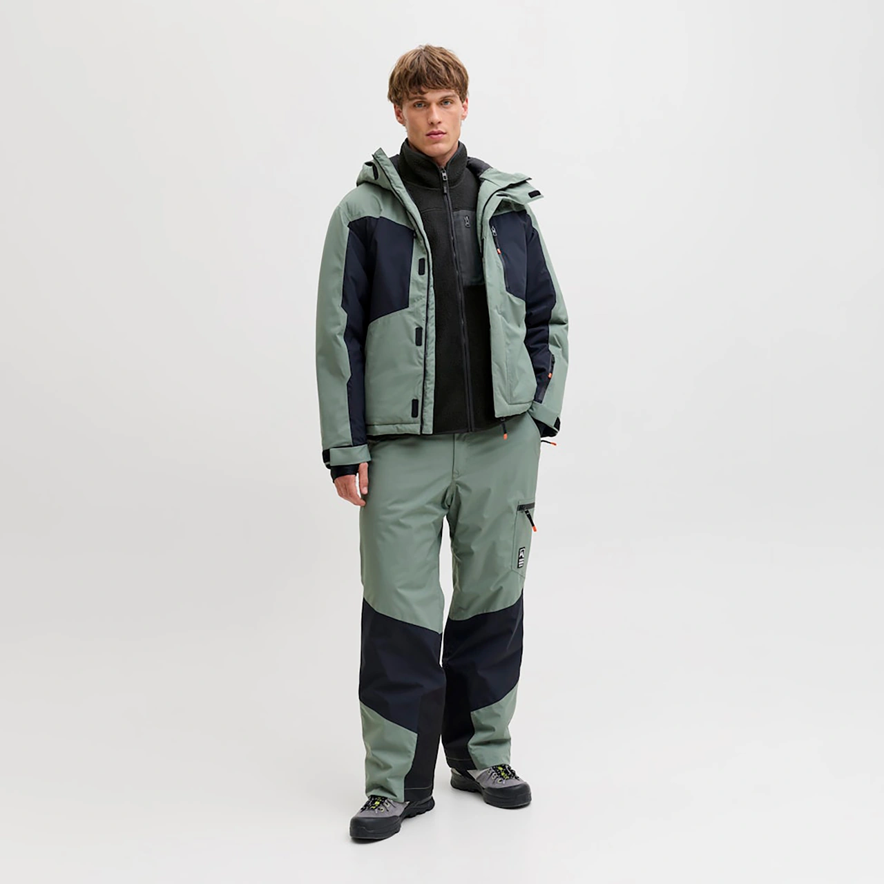 Jack & Jones Alpes Erkek Siyah Polar Ceket 12284827-bbt Siyah