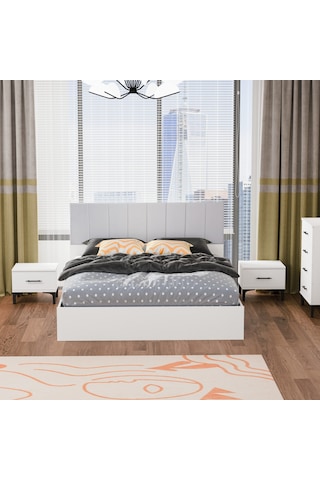 Garaj Home Doğa Yatak Odası Takımı-bayaz