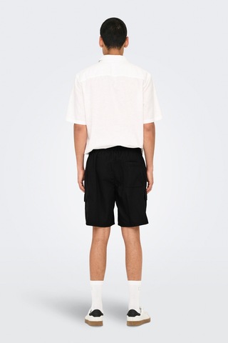 Only&sons Onskal Cargo 0287 Shorts Siyah Erkek Şort Siyah