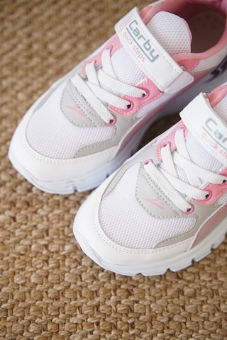 Daxtors D0132 Cırtlı Çocuk Unisex Sneaker Spor Ayakkabı Pembe