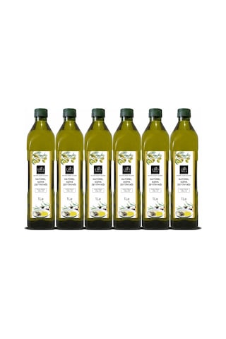 Olio Villa Natürel Sızma Zeytinyağı Extra Vırgın 1l 6 Adet