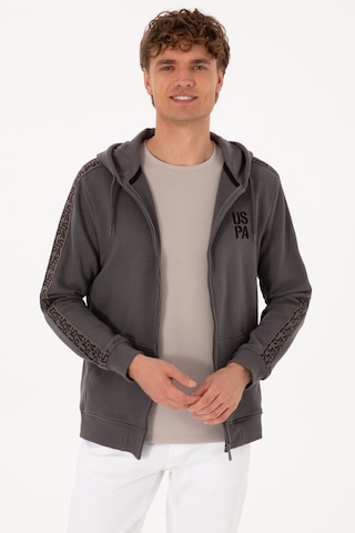 U.s. Polo Assn. Erkek Gri Hırka Örme 50315808-vr024 Gri