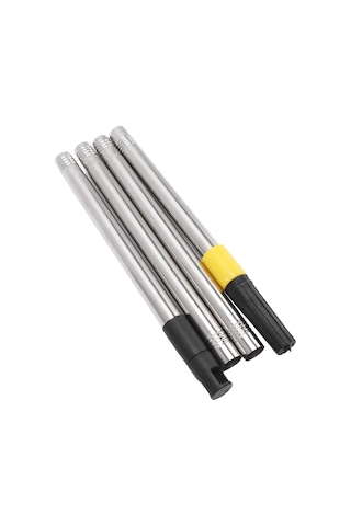 Fosenze Stainless Steel Çekirdekli Boya Roller Uzatma Kolu, 115cm Uzayabilir, Bölünebilir, Temizlik Ve Boyama Aracı