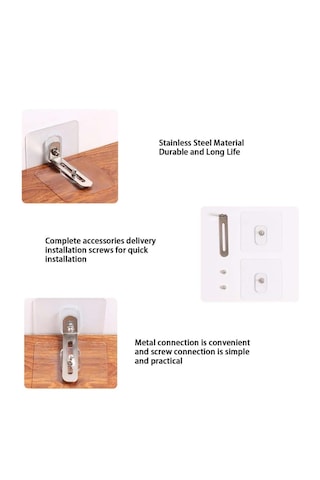 Kendinden Yapışkanlı Mobilya Sabitleme Aparatı Çok Pratik