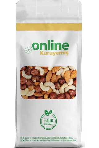 Online Kuruyemiş Çiğ Lüx Karışık Kuruyemiş 500 Gr 500 G