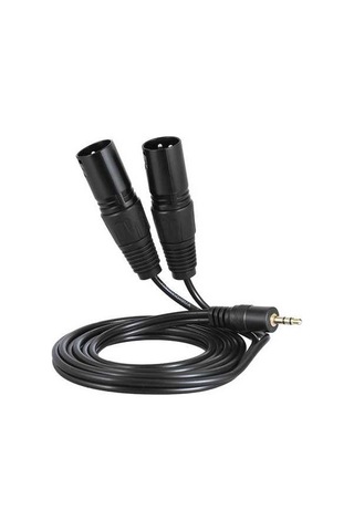 Flybuy Yüksek Xlr-3.5mm Ses Ses Profesyonel Ofc Net Maiyame Kaliteli Kablosu İletken İle 1.5m - Ak