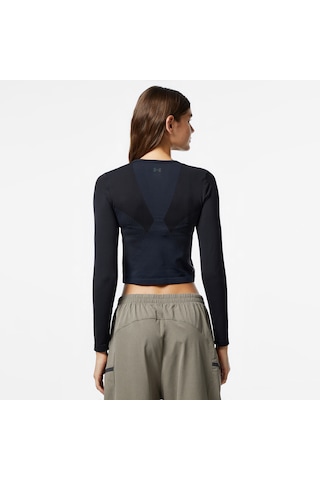 Under Armour Vanish Elite Seamless Ls Kadın Siyah T-shirt - 1383649 SIYAH