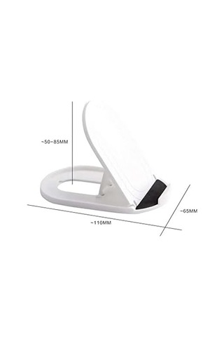 Masaüstü Ayarlanabilir Telefon Tutucu Stand Beyaz Diğer