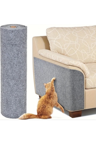 Honeybeeshop Kedi Tırmalama Koruyucu Kendinden Yapışkanlı Mobilya Koruyucu Dark Gray 15 75x78 74inc Koltuk Kapı Ve Kedi Ağacı Rafı İçin Gri 78 7x15 8