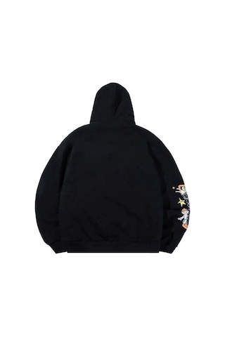 Backcountry Buds Hoodie - Pamuk Siyah Makinede Yıkanabilir Konfor 2XL