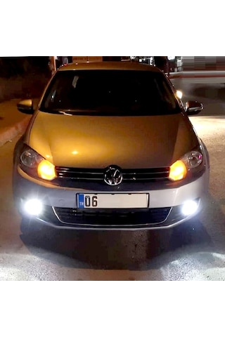 Volkswagen Golf 6 Led Xenon Sis Farı Ampulü 9006 Hb4 6000k Beyaz Işık
