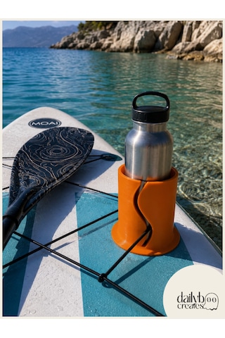 Turuncu Paddle Board/kano Termos Tutucu-sup Board Termos Sabitleyici
