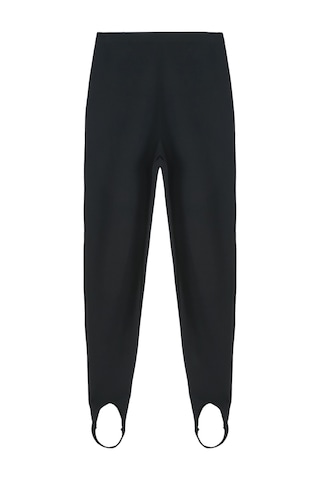 Lesétres Şık Rahat Stirrup Pantolon Siyah